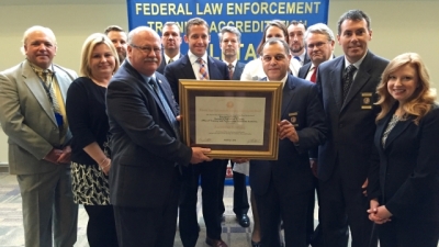 Members of the Diplomatic Security Service receive FLETA Reaccreditation for Academy